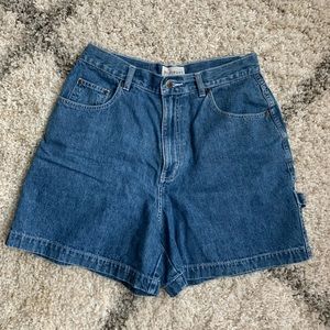 Vintage Westport denim high waisted shorts.